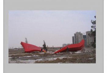 生產酒店紅旗雕塑廠家，戶外革命雕塑，革命擺件