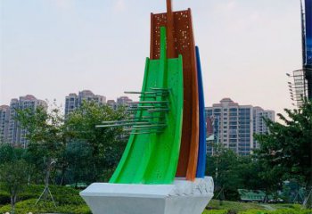 廣場(chǎng)帆船雕塑廠家，仿古景觀雕塑，仿古擺件