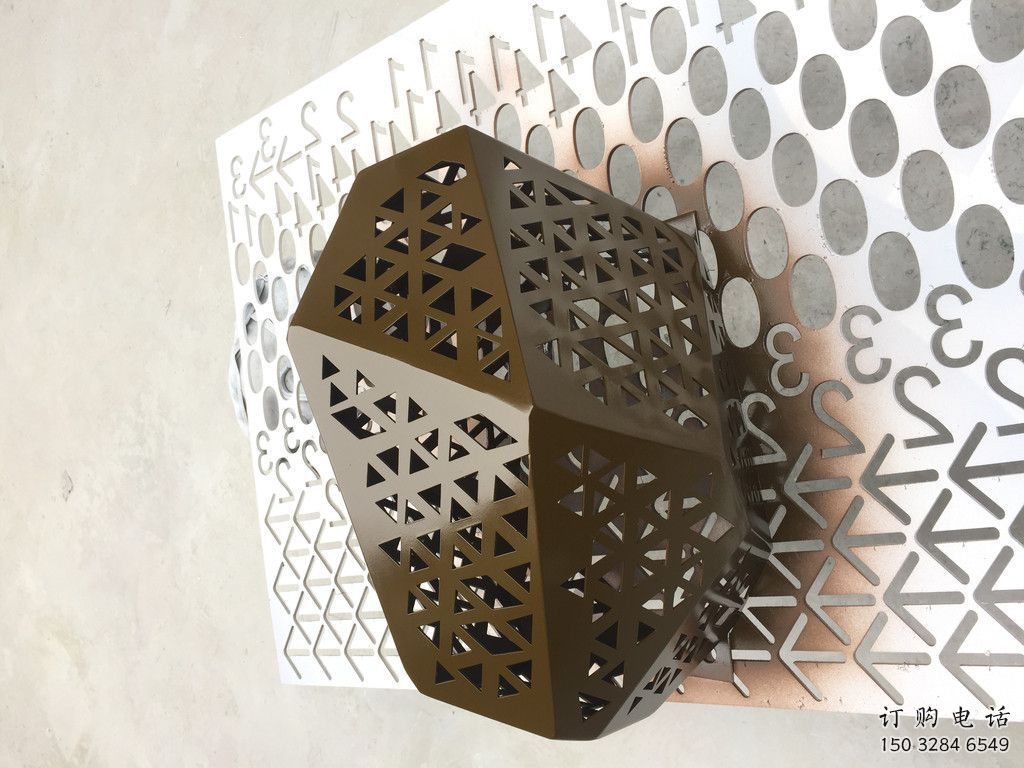 彩繪石塊雕塑 電鍍現代景觀石雕塑 公園石頭雕塑廠家