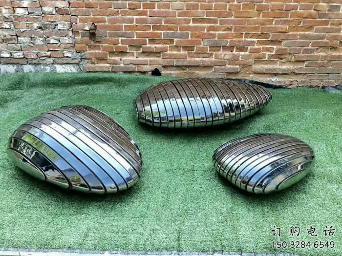 承接廣場石塊雕塑 抽象景觀石雕塑 烤漆石頭雕塑廠家