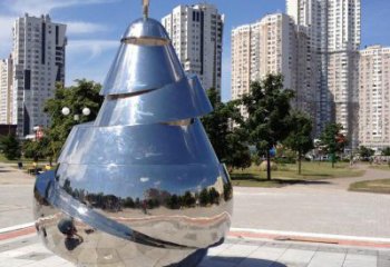 不銹鋼大型水珠雕塑 歐式步行街雕塑 彩繪雕塑