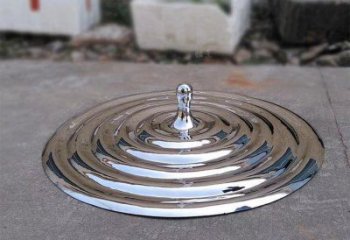 公園水珠雕塑生產商 鏡面公園雕塑 淚滴雕塑