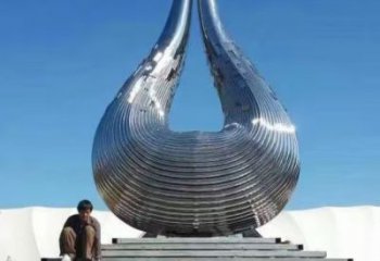 戶外水珠雕塑生產商 噴漆淚滴雕塑 燈光雕塑