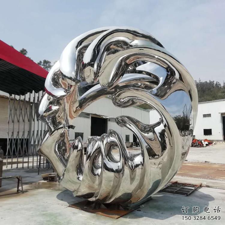 戶外浪花雕塑制造商 噴漆海浪雕塑 燈光波浪雕塑廠