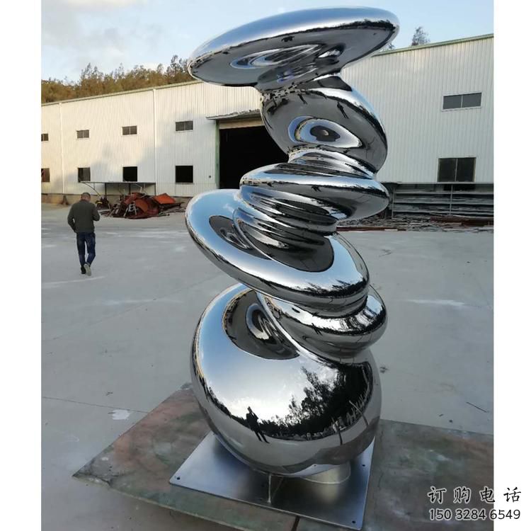 商業(yè)街浪花雕塑選用廠(chǎng)家 烤漆波浪雕塑 彩繪波浪雕塑