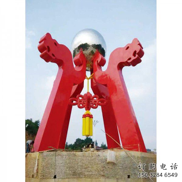 燈籠雕塑預用廠家 景觀雕塑 噴漆雕塑效果