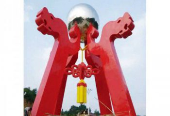 燈籠雕塑預(yù)用廠家 景觀雕塑 噴漆雕塑效果