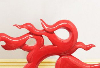 草地火焰雕塑廠家 現(xiàn)代校園小品 大型雕塑