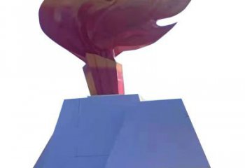 大型火焰雕塑生產商 歐式步行街擺件 彩繪雕塑