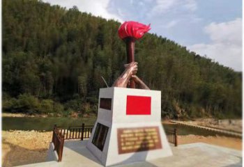 庭院火焰雕塑廠家 公園草地小品 鍛造雕塑