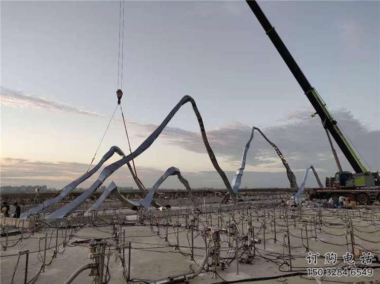 預(yù)定大型大門雕塑 歐式步行街雕塑 彩繪拱門雕塑