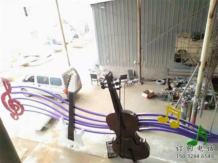 選定商業街音符雕塑 烤漆擺件 彩繪雕塑