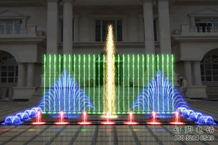 程控變頻噴泉雕塑，水景噴泉雕塑制作