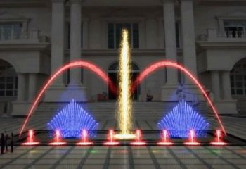 搖擺變頻噴泉雕塑，水景噴泉雕塑加工