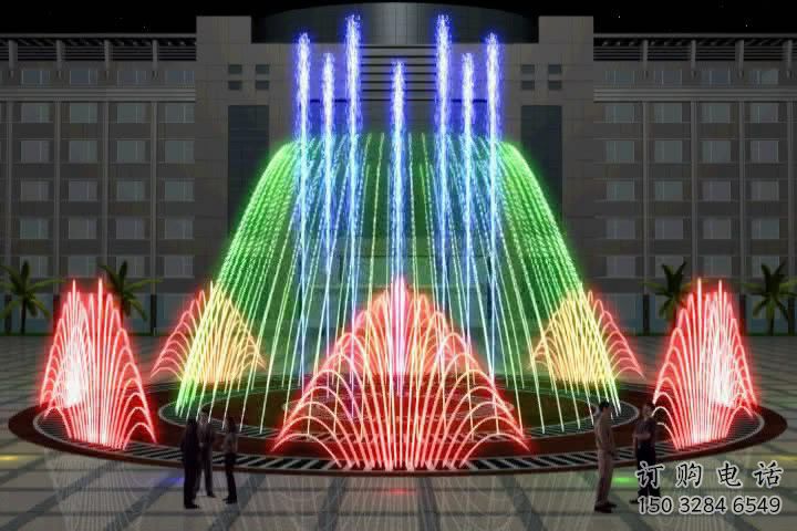 制作噴泉雕塑，燈光數(shù)控效果，公園噴泉雕塑生產(chǎn)商