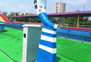 聲控喇叭雕塑，吶喊噴泉喇叭雕塑，變頻模式概念