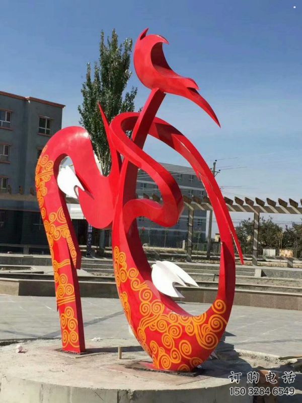 和字雕塑精選，露天雕塑，不銹鋼和字雕塑訂做廠家