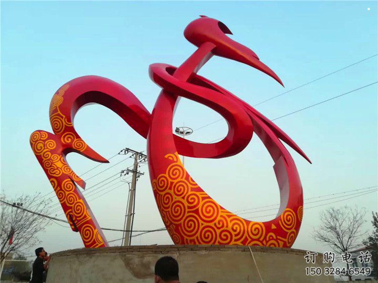 和字雕塑優(yōu)選，圓雕體系，城市不銹鋼和字雕塑選定