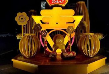 春字雕塑承接，城市裝飾，大型不銹鋼春字雕塑生產商