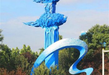 景觀和字雕塑供需，彩鋼制作，大型不銹鋼和字雕塑廠家