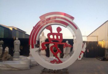 夢字雕塑擺件制造，標(biāo)識擺件，不銹鋼夢字雕塑選定