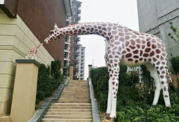 長頸鹿大門雕塑