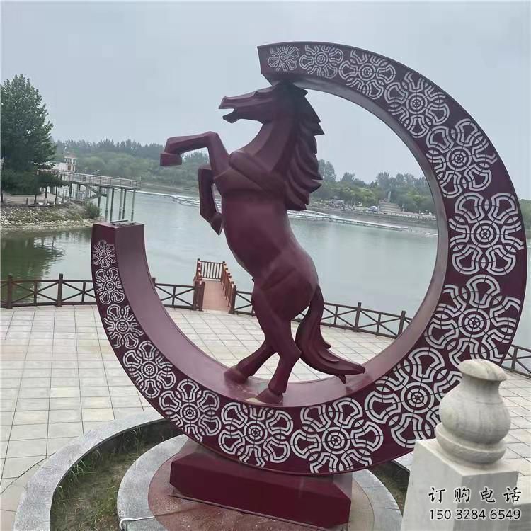 宣傳主題雕塑廠家，藝術形象標識，地標美陳雕塑