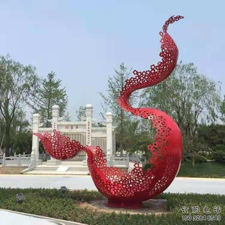 宣傳主題雕塑廠家生產，藝術形象標識，地標美陳雕塑