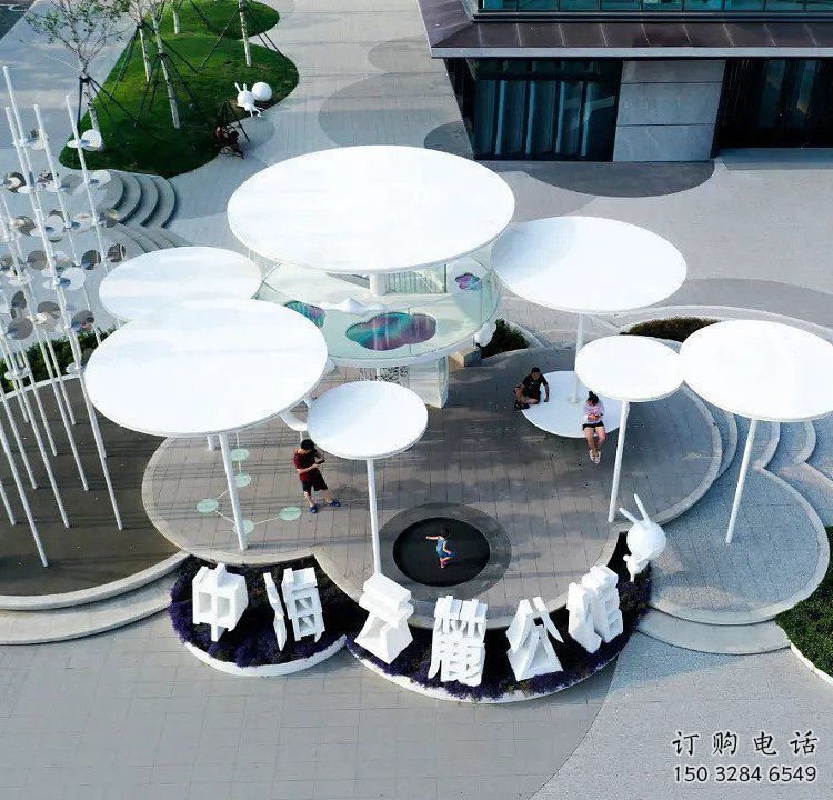 藝術性廊架景觀雕塑小品