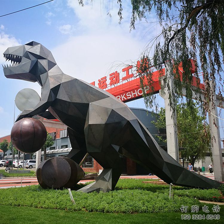 景區(qū)恐龍雕塑供給，動(dòng)物雕塑，烤漆恐龍雕塑供求