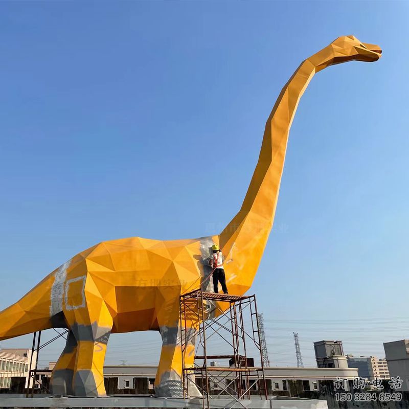 恐龍雕塑工廠優選，城市裝飾，景觀烤漆恐龍雕塑供給