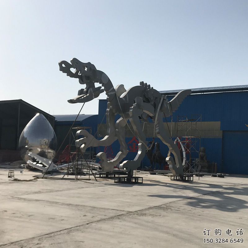 地產(chǎn)恐龍雕塑提供，露天雕塑，恐龍骨架雕塑生產(chǎn)