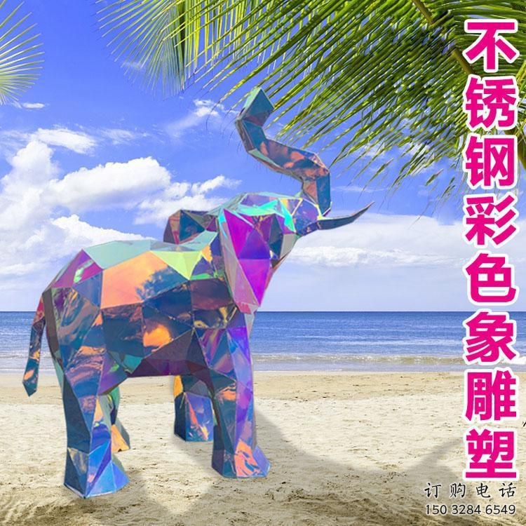 商場大象雕塑展品，景觀概念，景觀烤漆大象雕塑優選