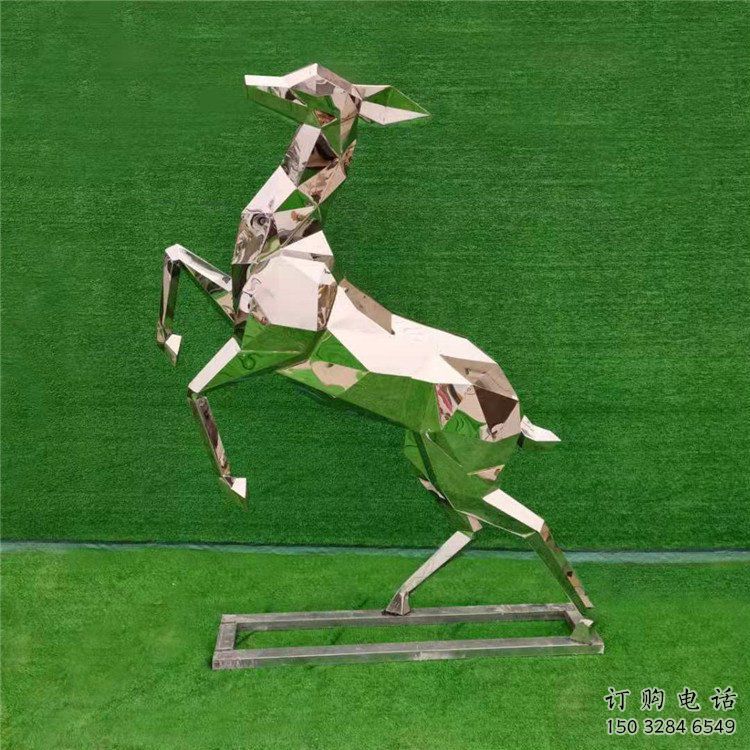 小鹿雕塑優(yōu)價，村標概念，切面小鹿雕塑精品