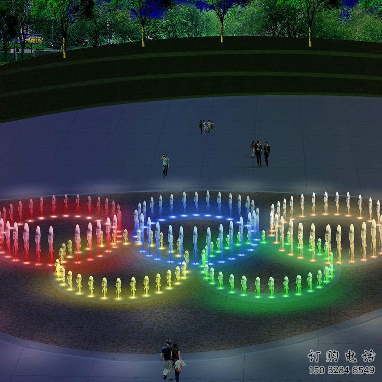 冷霧高壓發光音樂噴泉