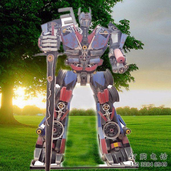 城市機器人雕塑
