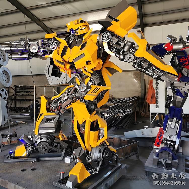 大黃蜂版機器人雕塑廠家