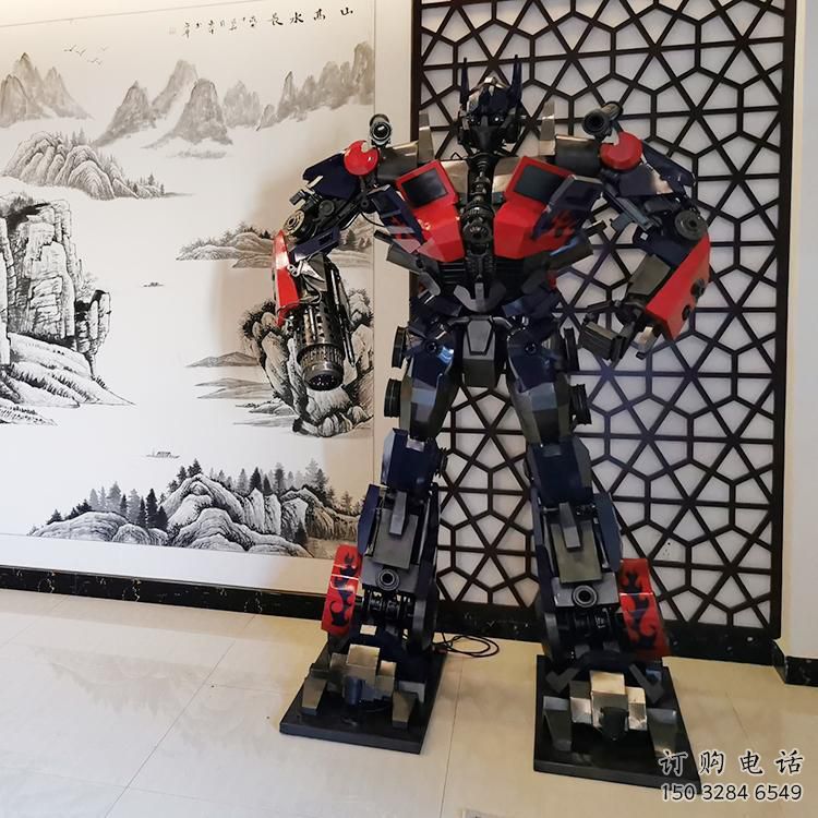 動(dòng)漫城擎天柱雕塑