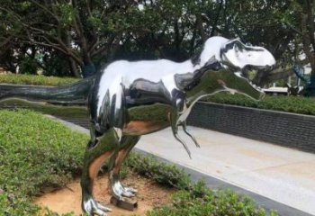 恐龍雕塑優(yōu)選，拋光藝術(shù)，景觀鏡面恐龍雕塑選用