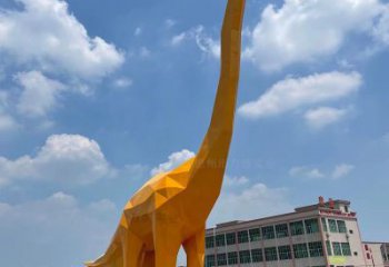 鍛鋼恐龍雕塑選用，小區(qū)擺件，大型烤漆恐龍雕塑公司