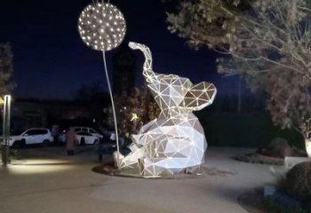 大象雕塑提供，多彩藝術(shù)，中式烤漆大象雕塑通用