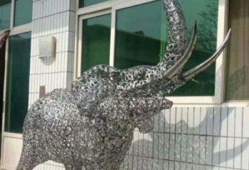 大象雕塑通用，街頭雕塑，鏤空大象雕塑標(biāo)準(zhǔn)