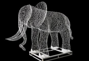 園林大象雕塑服務商，美陳雕塑，鏤空大象雕塑精選