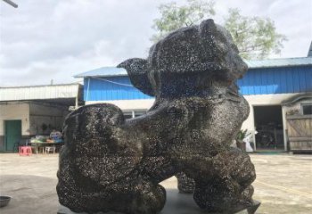 景區獅子雕塑供給，編織工藝雕塑，鋼絲獅子雕塑制作