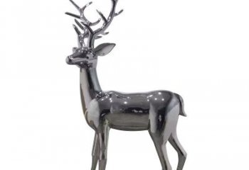 景區小鹿雕塑優選，圓雕體系，鏡面小鹿雕塑選定