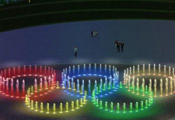 冷霧高壓發光音樂噴泉