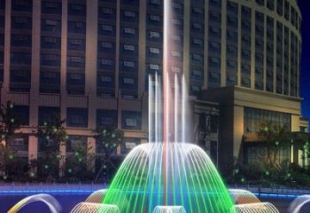 游樂趣味水幕噴泉雕塑