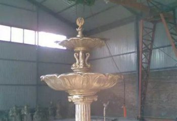 鑄銅噴泉雕塑制作,戶外景觀水景雕塑