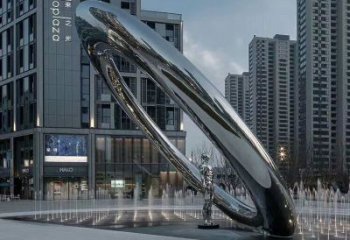 制作圓環(huán)雕塑，噴泉組合體，旱地圓環(huán)噴泉雕塑類型