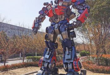 卡通版發聲擎天柱雕塑